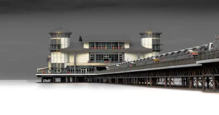  Grand Pier, Weston-super-Mare, North Somerset, Bristol Channel, southwest of Bristol, England