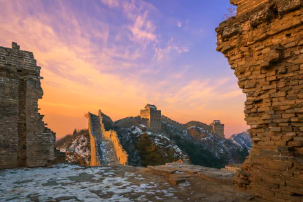man made Great Wall of China HD Desktop Wallpaper | Background Image
