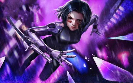 cyborg Alita (Alita: Battle Angel) movie Alita: Battle Angel HD Desktop Wallpaper | Background Image