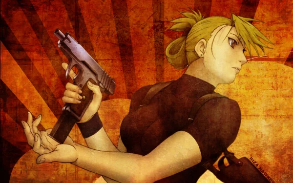 Riza Hawkeye Anime Fullmetal Alchemist HD Desktop Wallpaper | Background Image