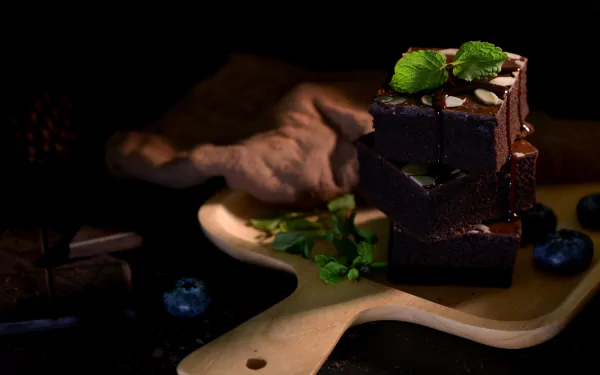 food brownie HD Desktop Wallpaper | Background Image