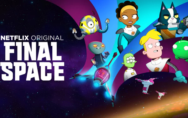 Lord Commander (Final Space) KVN (Final Space) Tribore (Final Space) Mooncake (Final Space) Avocato (Final Space) Quinn Airgon Gary Goodspeed TV Show Final Space HD Desktop Wallpaper | Background Image