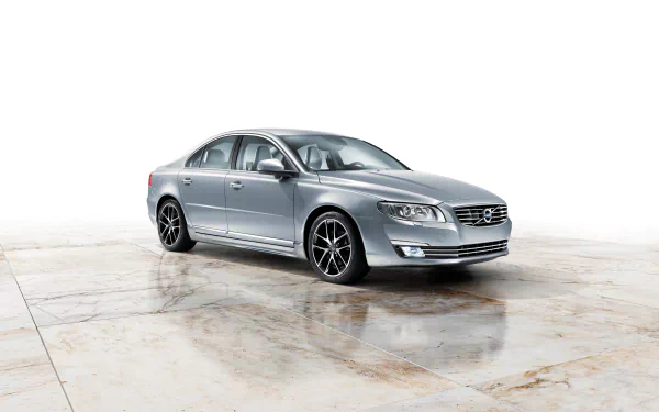 silver car Volvo car vehicle Volvo S80 HD Desktop Wallpaper | Background Image