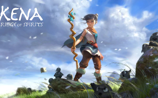 Kena (Kena: Bridge Of Spirits) video game Kena: Bridge of Spirits HD Desktop Wallpaper | Background Image