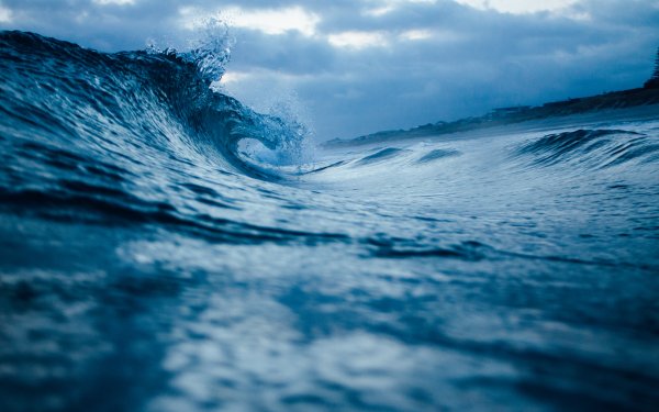 Earth Wave Ocean Sea Blue HD Wallpaper | Background Image