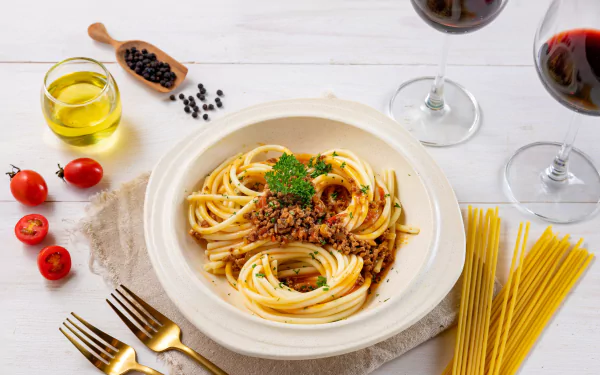 pasta still life food spaghetti HD Desktop Wallpaper | Background Image