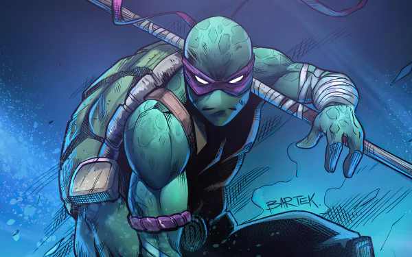 Donatello (TMNT) Comic Teenage Mutant Ninja Turtles HD Desktop Wallpaper | Background Image