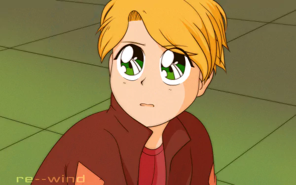 face green eyes blonde Gary Goodspeed TV Show Final Space HD Desktop Wallpaper | Background Image