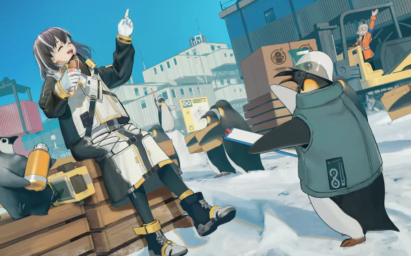 Mayer (Arknights) Magallan (Arknights) video game Arknights HD Desktop Wallpaper | Background Image