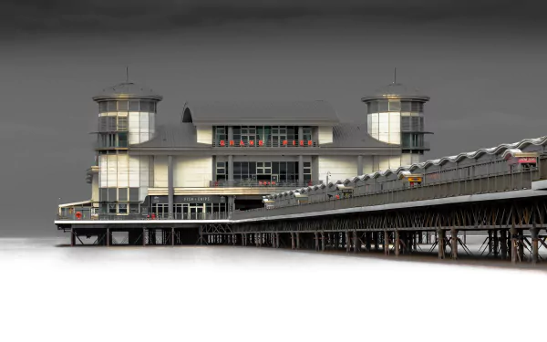  Grand Pier, Weston-super-Mare, North Somerset, Bristol Channel, southwest of Bristol, England