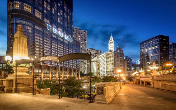  Trump International Hotel &amp; Tower® Chicago, near the Entrance of Chicago Riverwalk