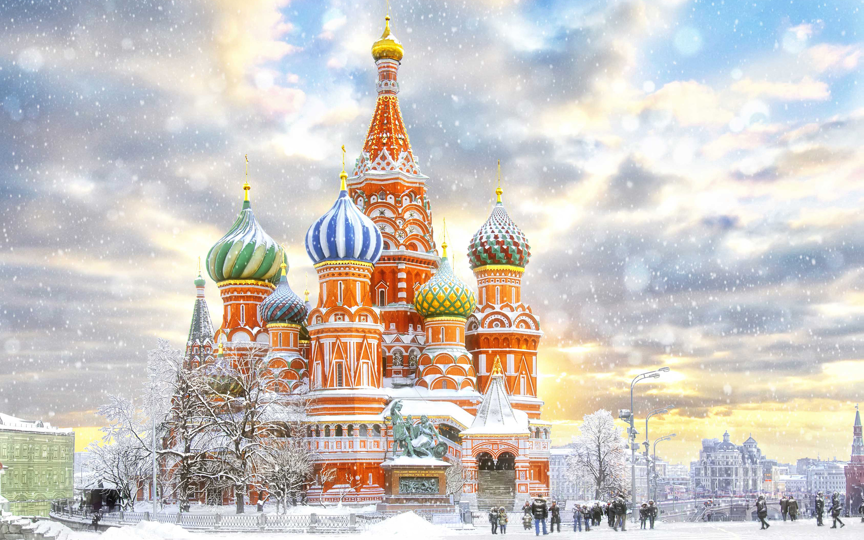 Religious Saint Basil's Cathedral HD Wallpaper | Background Image
