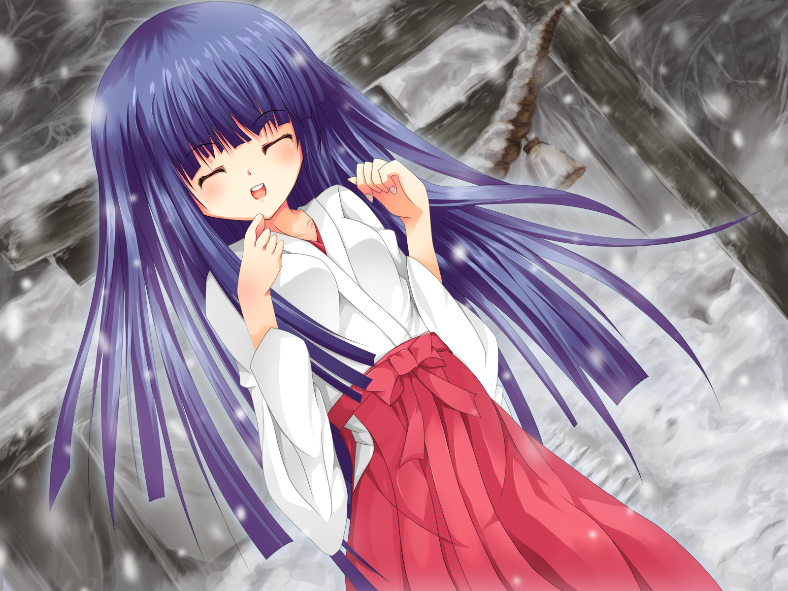 Furude Rika from the anime When They Cry - desktop wallpaper.
