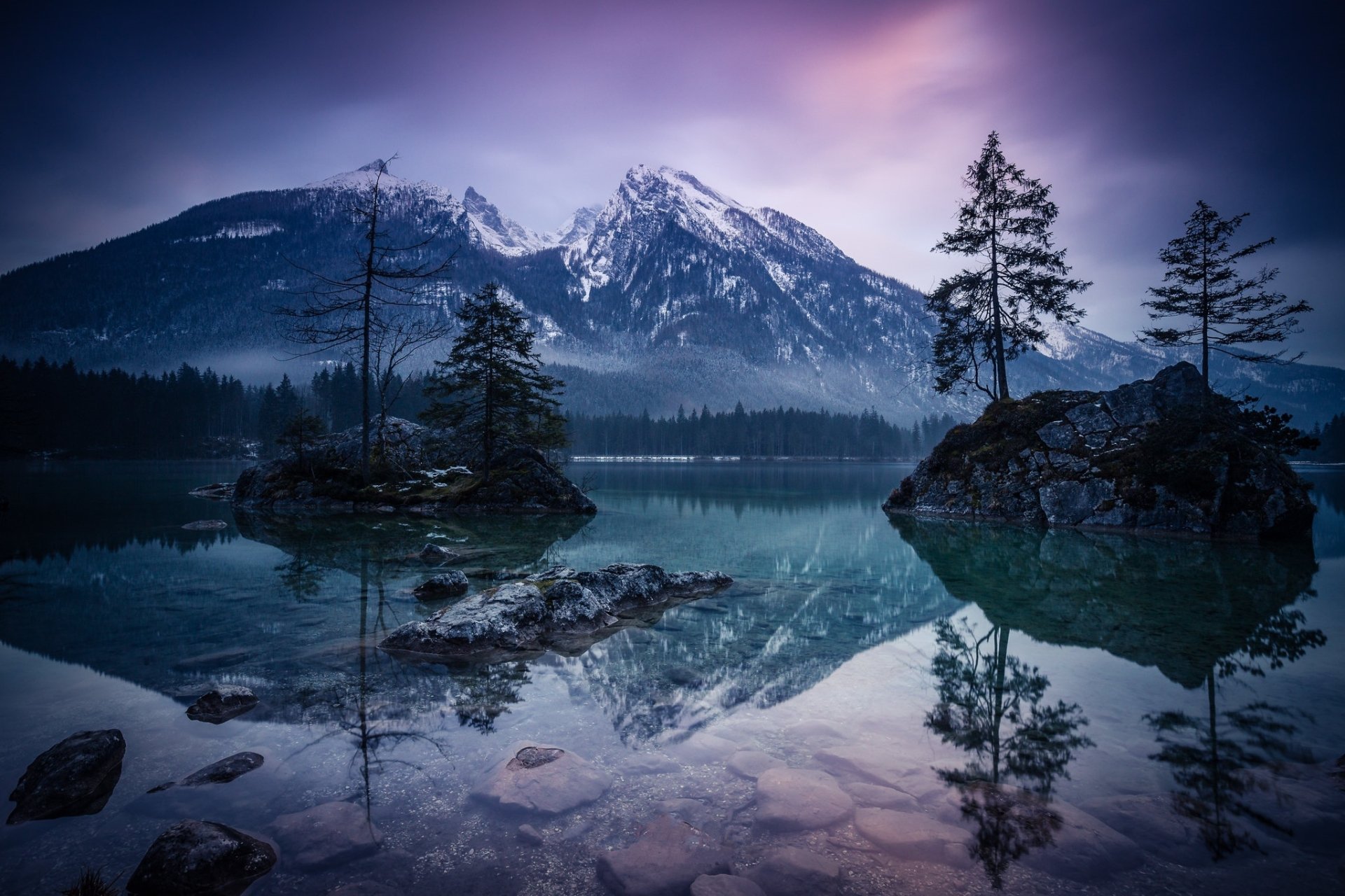 Download Lake Reflection Nature Mountain HD Wallpaper
