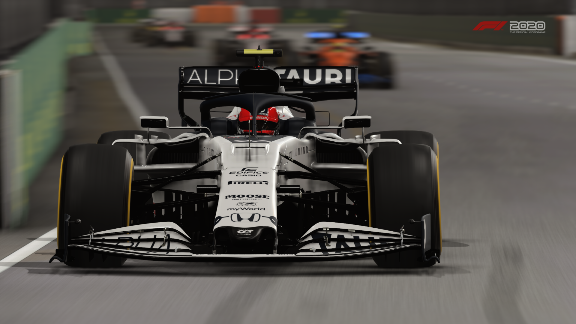 Download Scuderia AlphaTauri-Honda AT01 Video Game F1 2020 HD Wallpaper by FLX-II