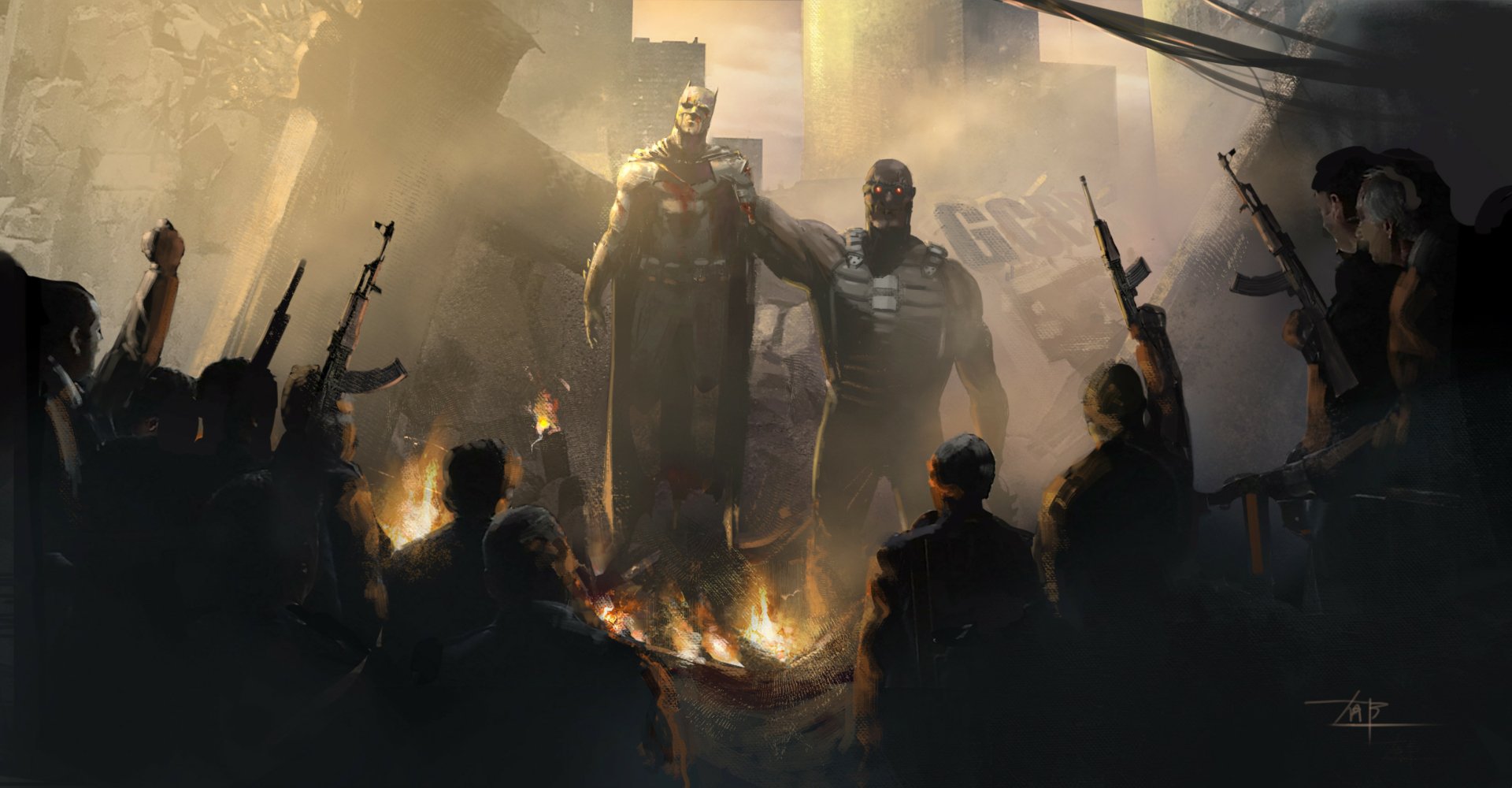 Download DC Comics Bane (DC Comics) Comic Batman HD Wallpaper by Bruce Yu