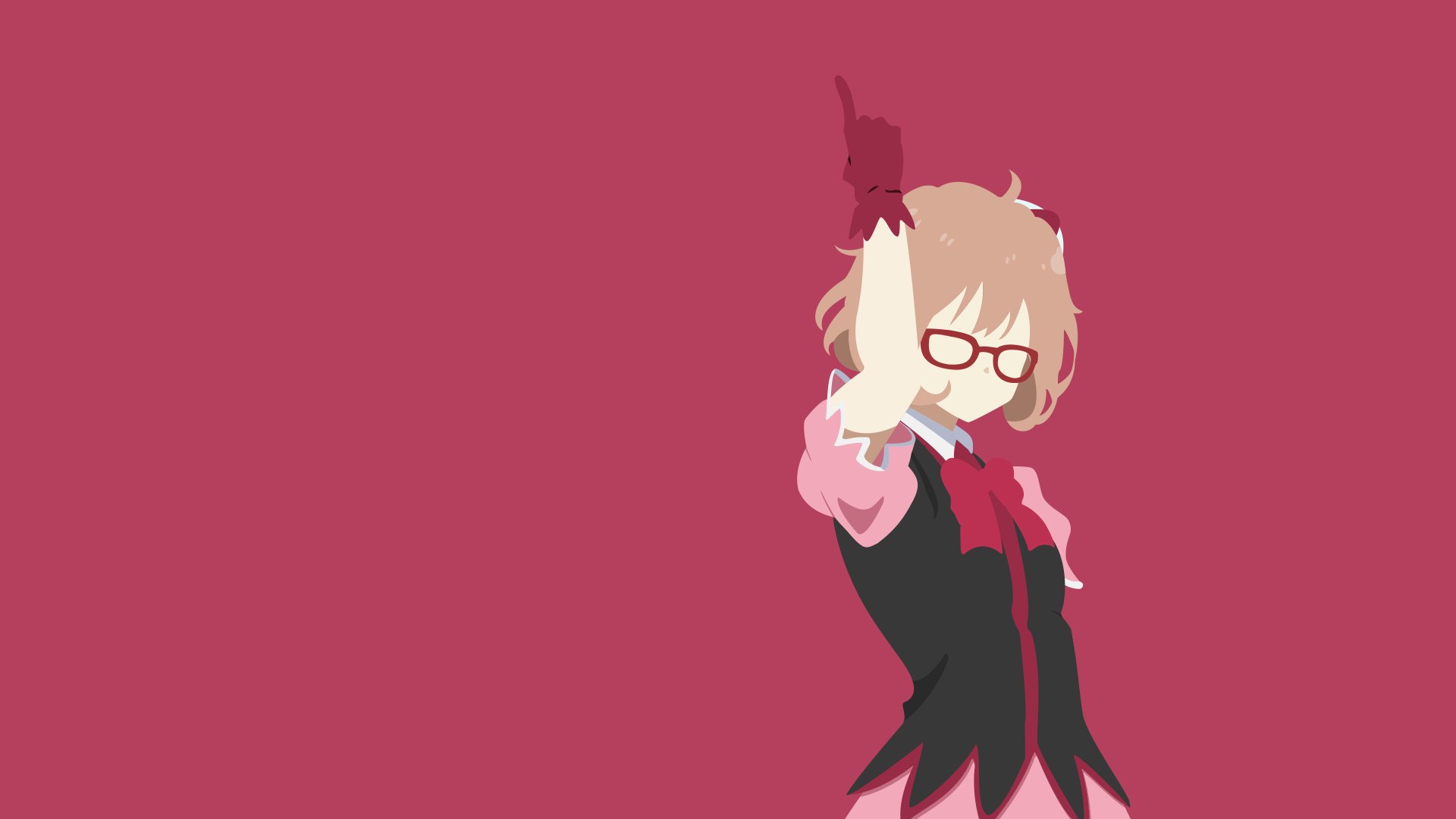Download Minimalist Mirai Kuriyama Anime Beyond The Boundary Minimalist Anime 4k Ultra HD Wallpaper by Glovejuggler