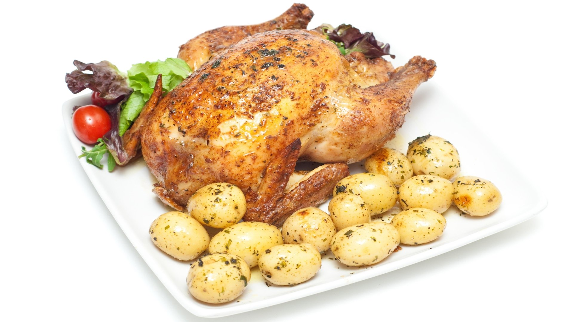 Download Potato Food Chicken 4k Ultra HD Wallpaper