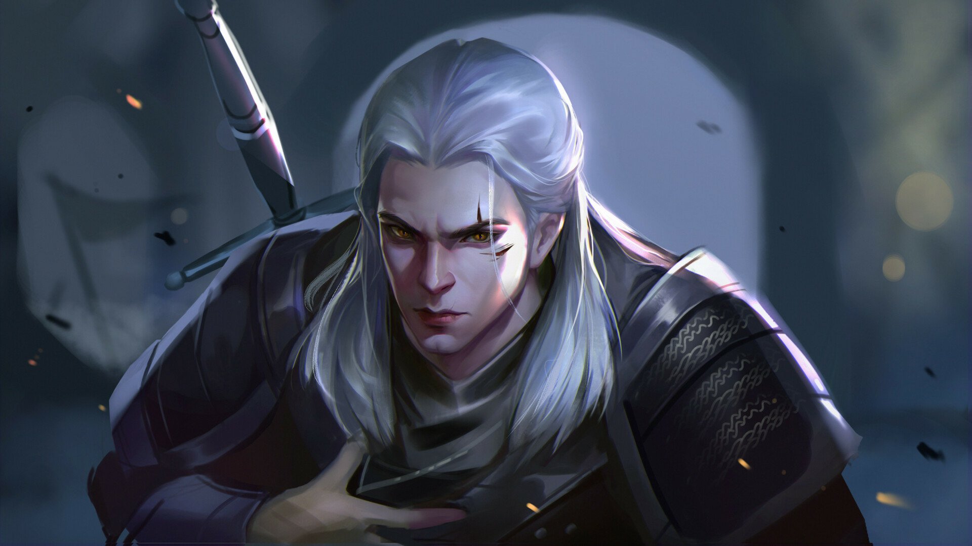 Download Geralt Of Rivia Video Game The Witcher 3: Wild Hunt HD Wallpaper by Misaki Ki