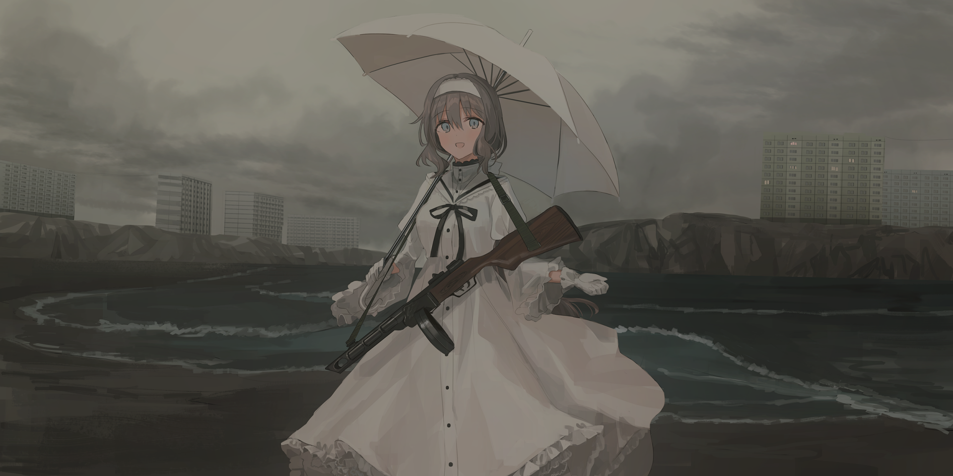 Ambrella original. Аниме чифури. Pixiv 12818930. Чифури художник.