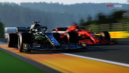 Scuderia Ferrari SF1000 Mercedes-AMG Petronas F1 Team F1 W11 video game F1 2020 HD Desktop Wallpaper | Background Image
