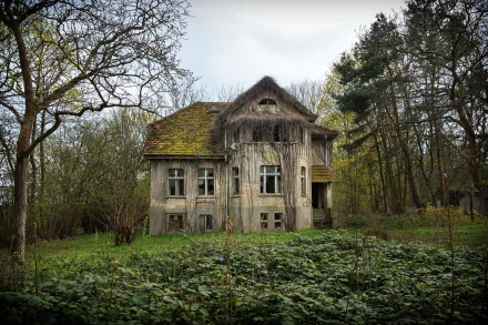abandoned man made house HD Desktop Wallpaper | Background Image