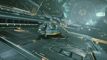  landing in space station