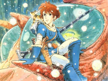 Anime Nausicaa of the Valley of the Wind HD Desktop Wallpaper | Background Image