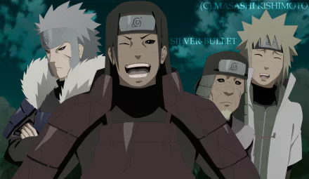 Hokage (Naruto) Hiruzen Sarutobi Tobirama Senju Hashirama Senju Minato Namikaze Anime Naruto HD Desktop Wallpaper | Background Image
