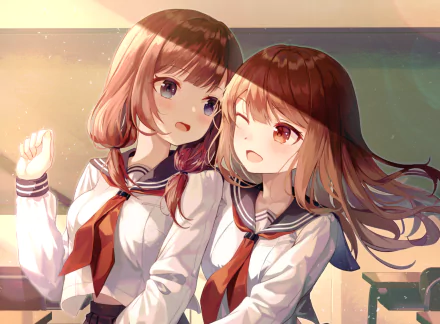 brown hair Anime Original HD Desktop Wallpaper | Background Image