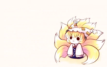 Ran Yakumo Anime Touhou HD Desktop Wallpaper | Background Image