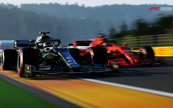 Scuderia Ferrari SF1000 Mercedes-AMG Petronas F1 Team F1 W11 video game F1 2020 HD Desktop Wallpaper | Background Image