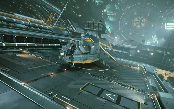  landing in space station