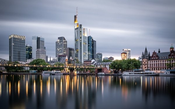 Man Made Frankfurt Cities Germany City HD Wallpaper | Background Image