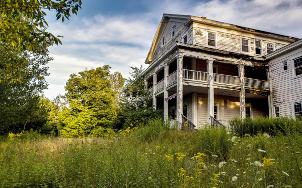 abandoned man made house HD Desktop Wallpaper | Background Image
