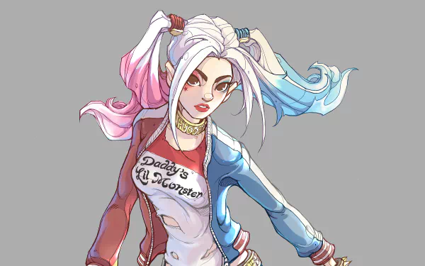 twintails DC Comics Comic Harley Quinn HD Desktop Wallpaper | Background Image