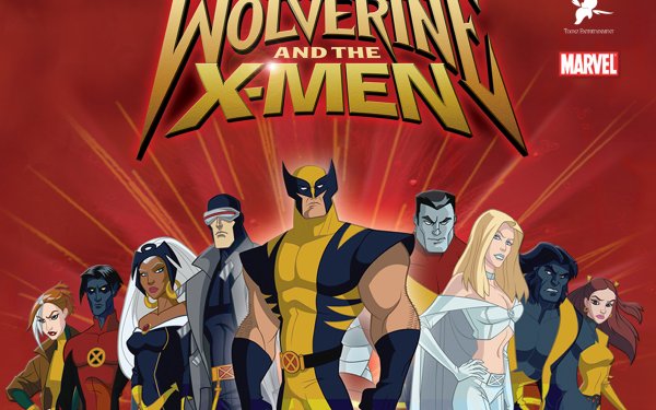 Series de Televisión Wolverine and the X-Men X-Men Wolverine Emma Frost Logan James Howlett Nightcrawler Cyclops Kitty Pryde Colossus Beast Storm Rogue Mutant Logo Marvel Comics Fondo de pantalla HD | Fondo de Escritorio