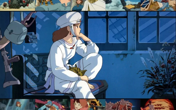 Anime Nausicaa of the Valley of the Wind HD Desktop Wallpaper | Background Image