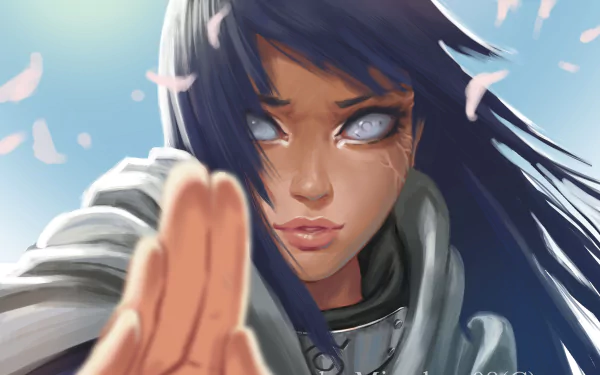 Hinata Hyuga Anime Naruto Byakugan (Naruto) HD Desktop Wallpaper | Background Image