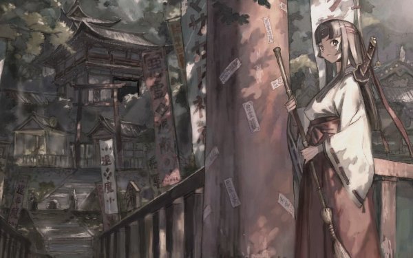 Anime Queen's Blade Katana HD Wallpaper | Background Image
