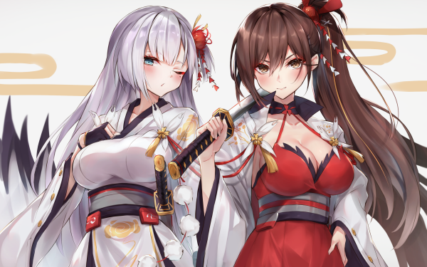 Anime Azur Lane Shoukaku Zuikaku HD Wallpaper | Background Image