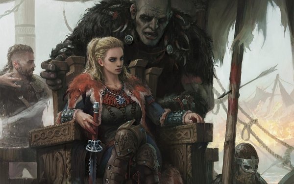 Fantasy Women Warrior Woman Warrior Blonde HD Wallpaper | Background Image