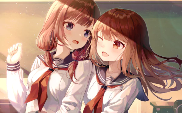 brown hair Anime Original HD Desktop Wallpaper | Background Image