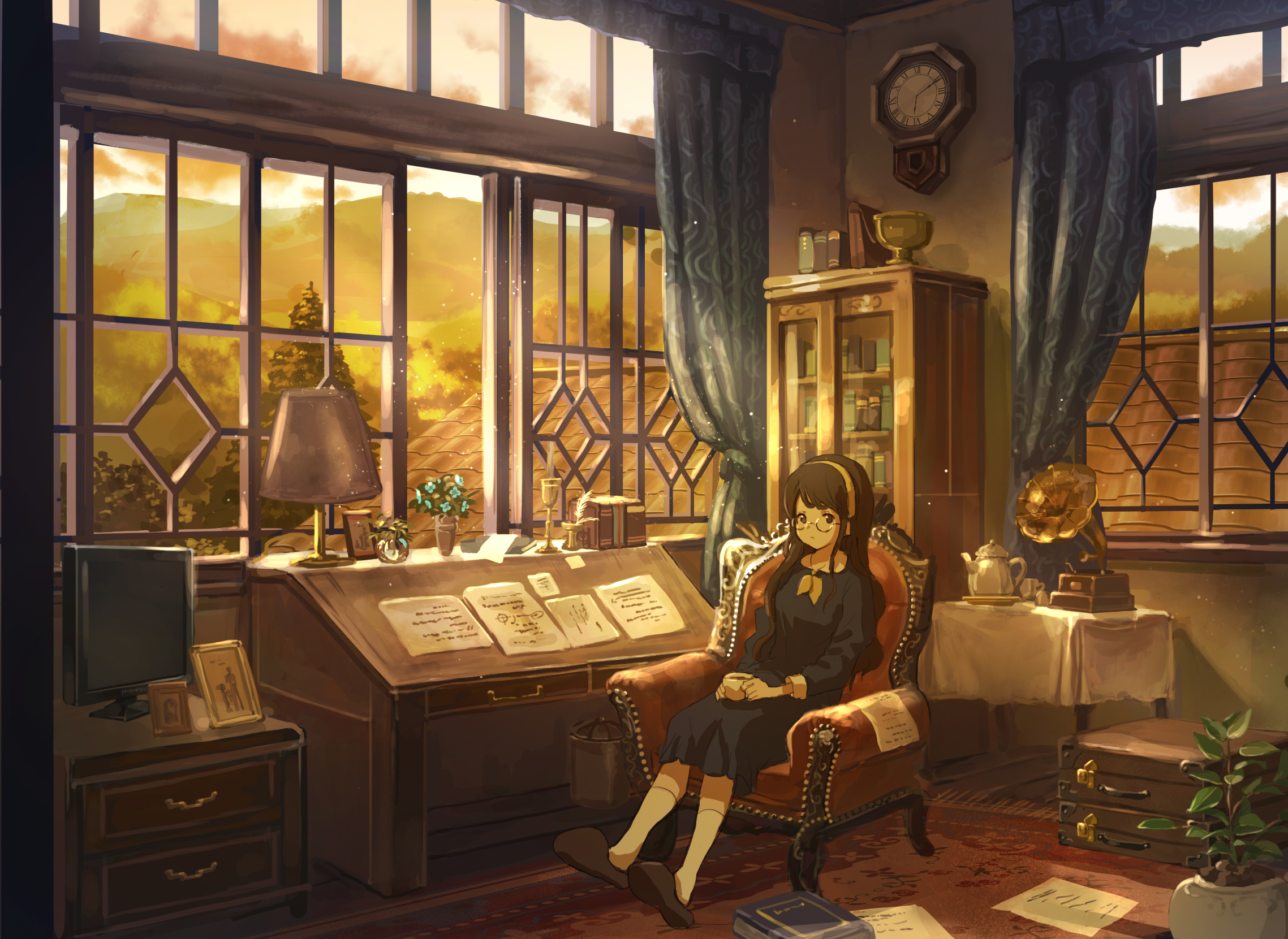 2 Study Live Wallpapers Animated Wallpapers  MoeWalls