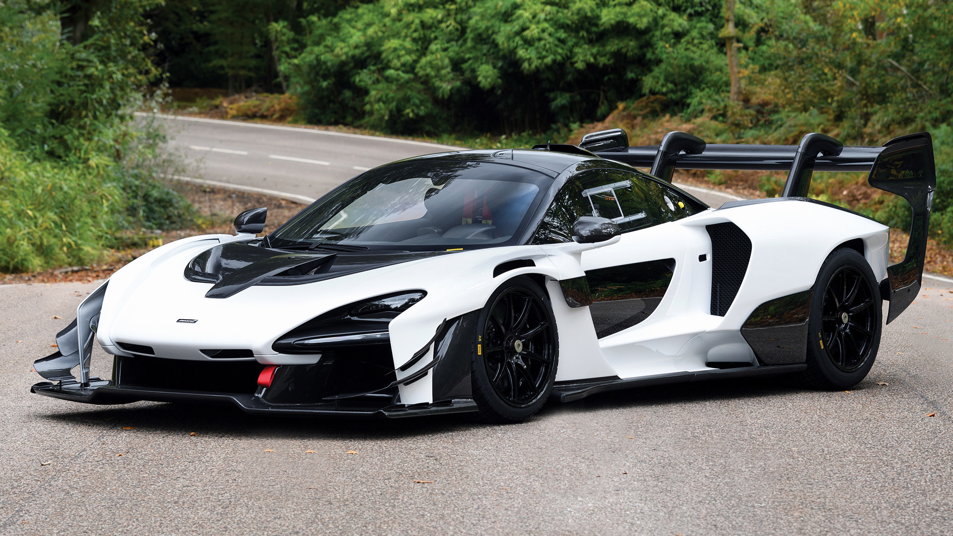 Download Car White Car Coupé Vehicle McLaren Senna GTR HD Wallpaper