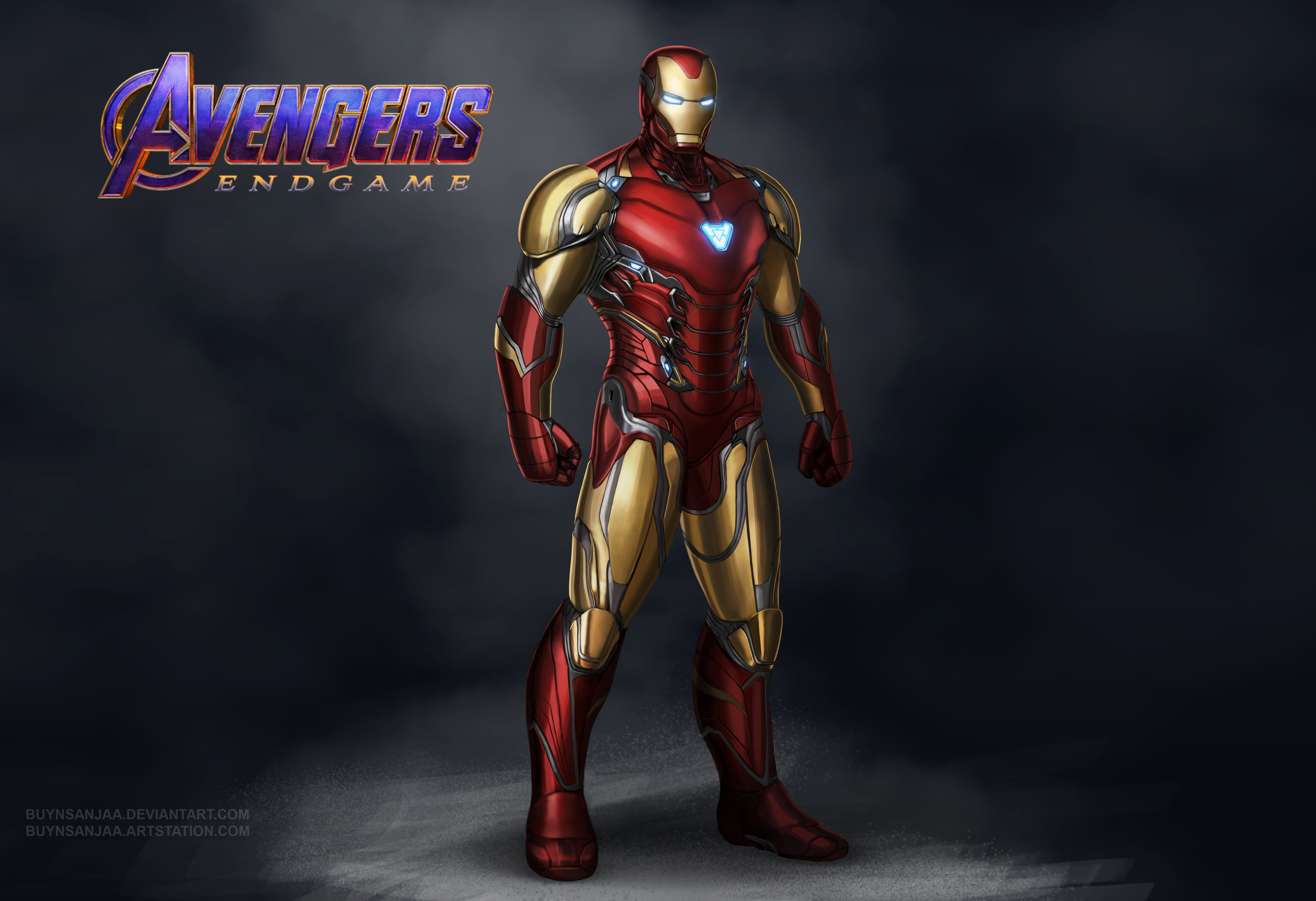 First look at the ENDGAME Battle Damaged Iron-Man skin (w/ Infinity Stones)  : r/PlayAvengers