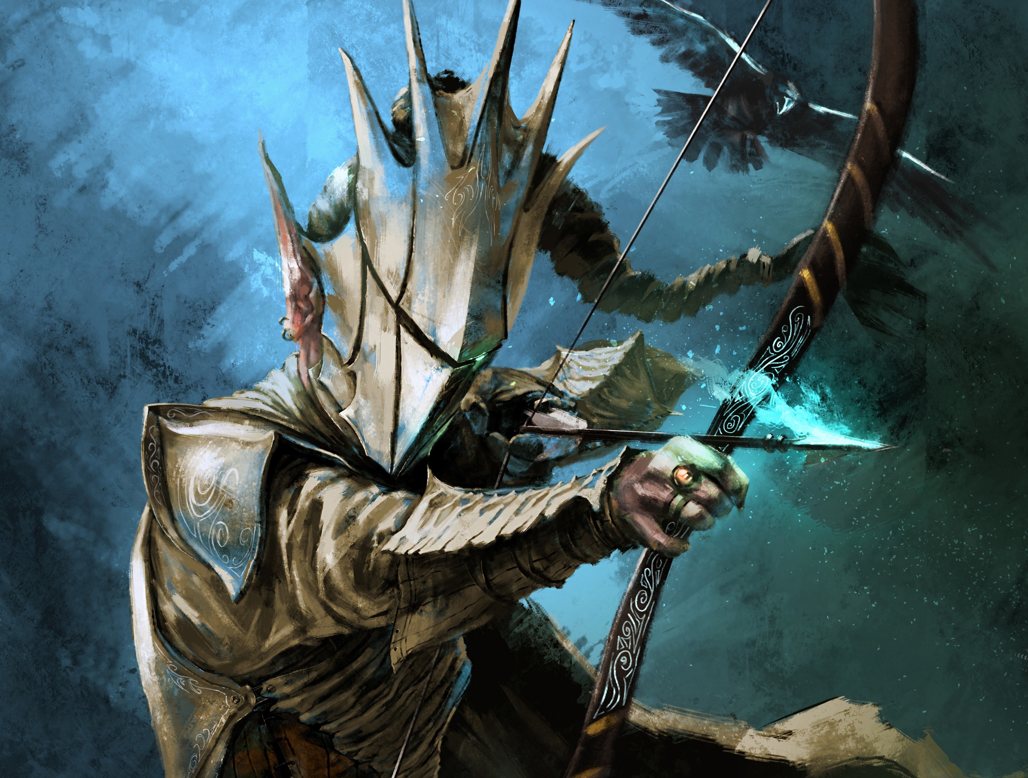 Fantasy Archer HD Wallpaper | Background Image