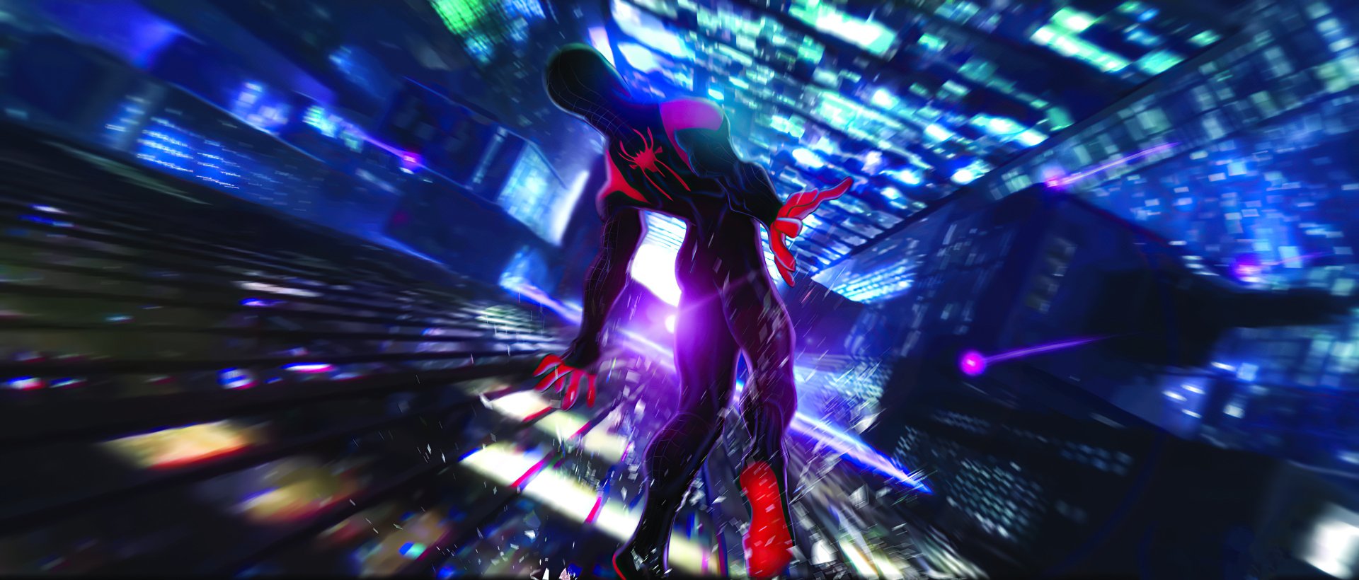 Movie Spider-Man: Into The Spider-Verse HD Wallpaper by Mathew paul