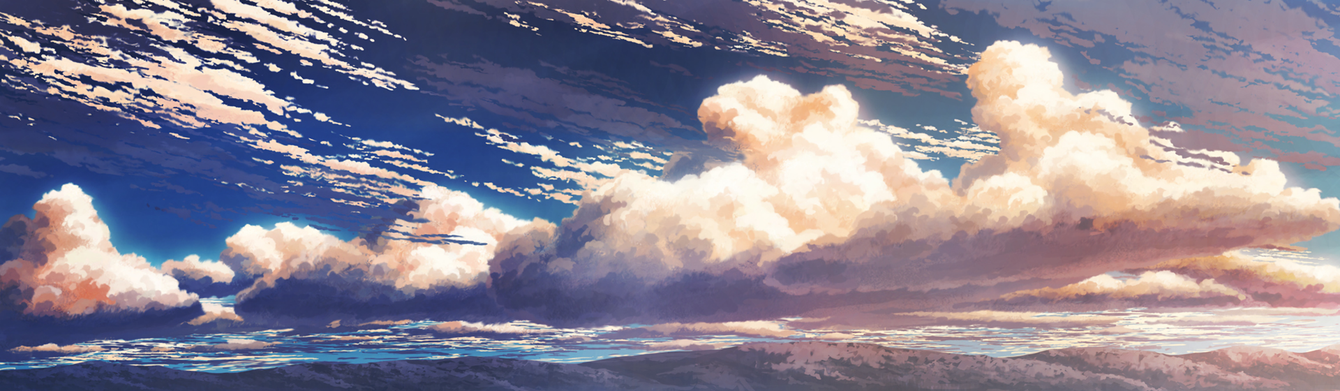 Download Cloud Anime Original HD Wallpaper by 青葉 HAL