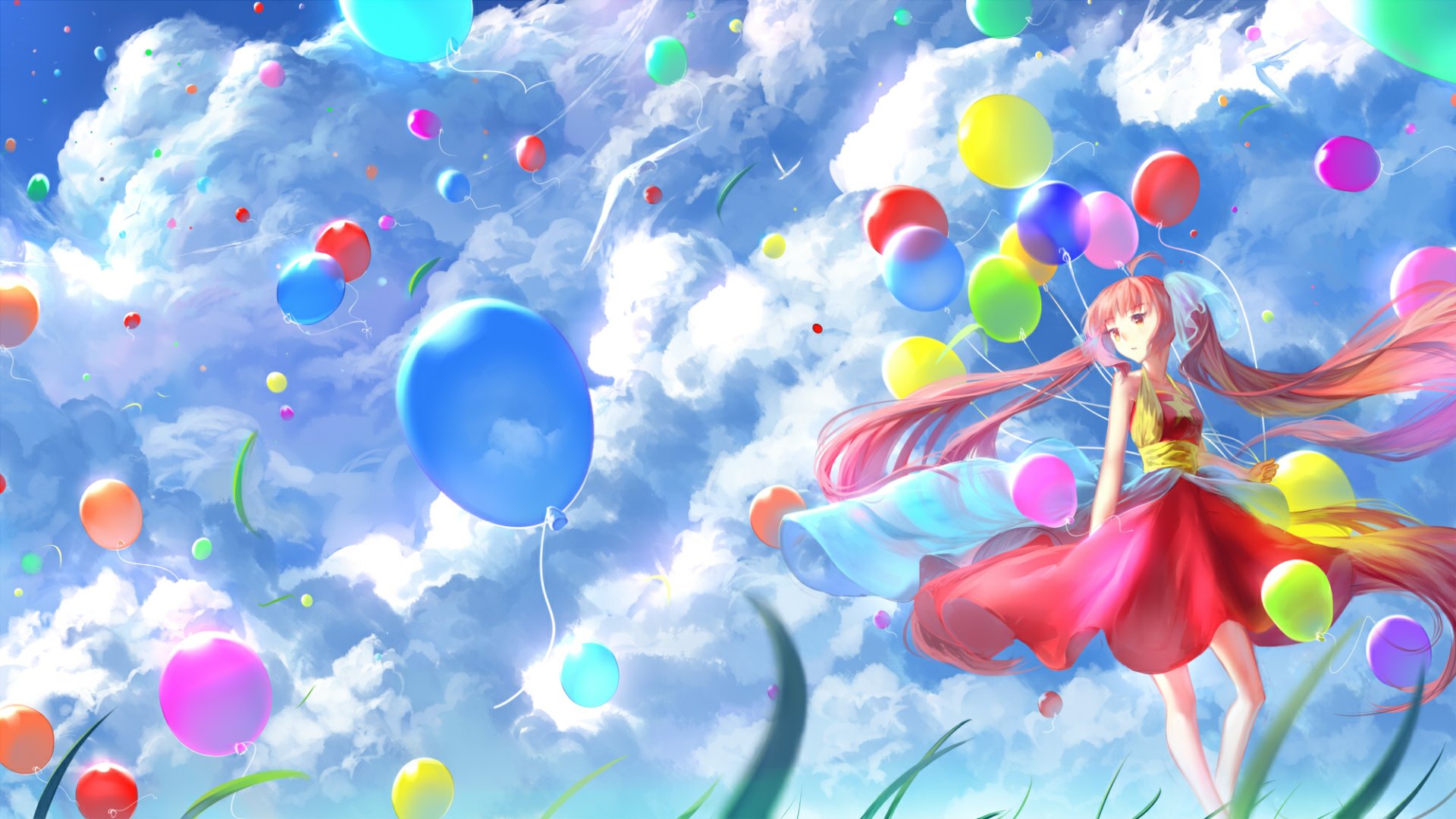 Download Anime Girl Anime Girl HD Wallpaper by 郵人